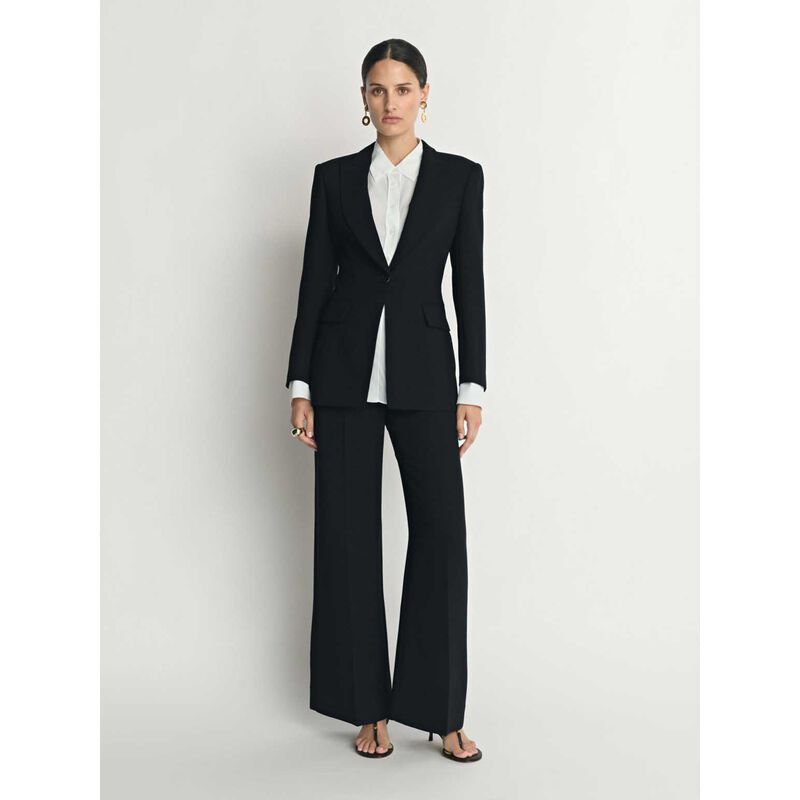 Veronika Maine Double Weave Single Breasted Blazer image number 3